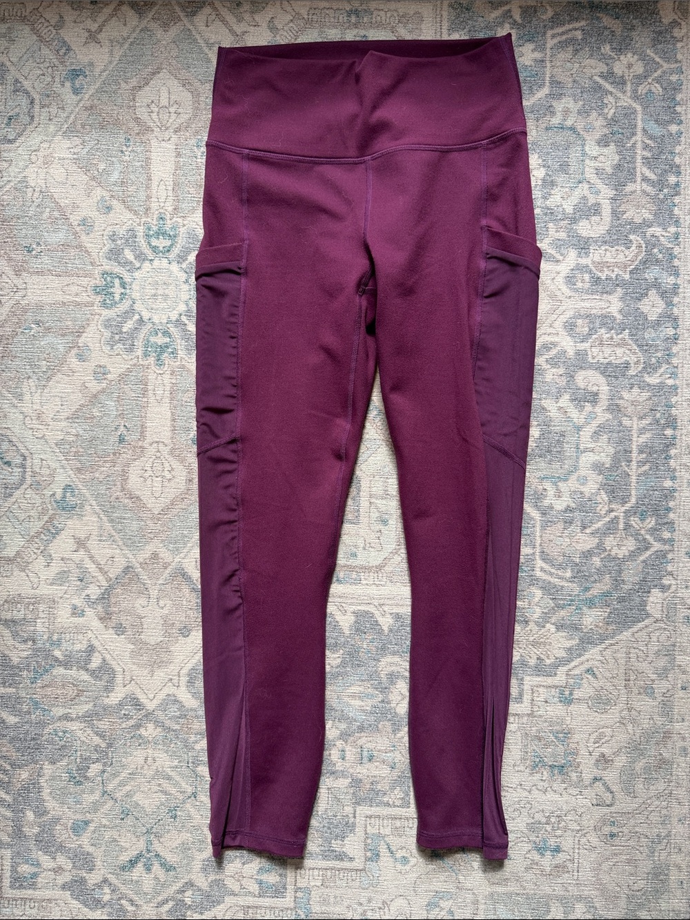 Fabletics Plum High-Rise Performance Leggings with Side Pocket - Picture 3 of 5